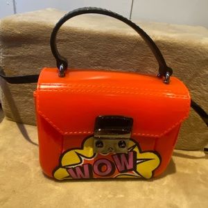 Furla mini pvc bag. Like new condition. wow bag